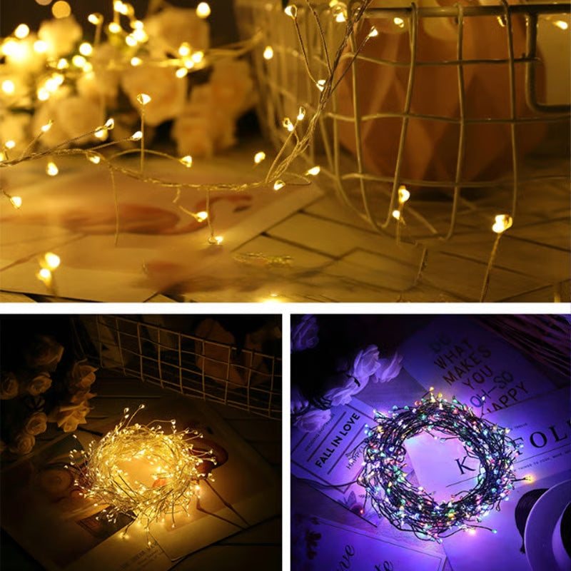 TwinkleWire – Fireworks Light String Made of Copper Wire with Remote Control