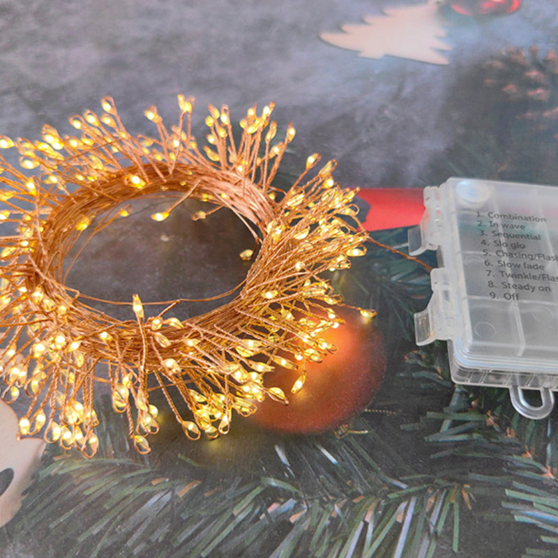 TwinkleWire – Fireworks Light String Made of Copper Wire with Remote Control