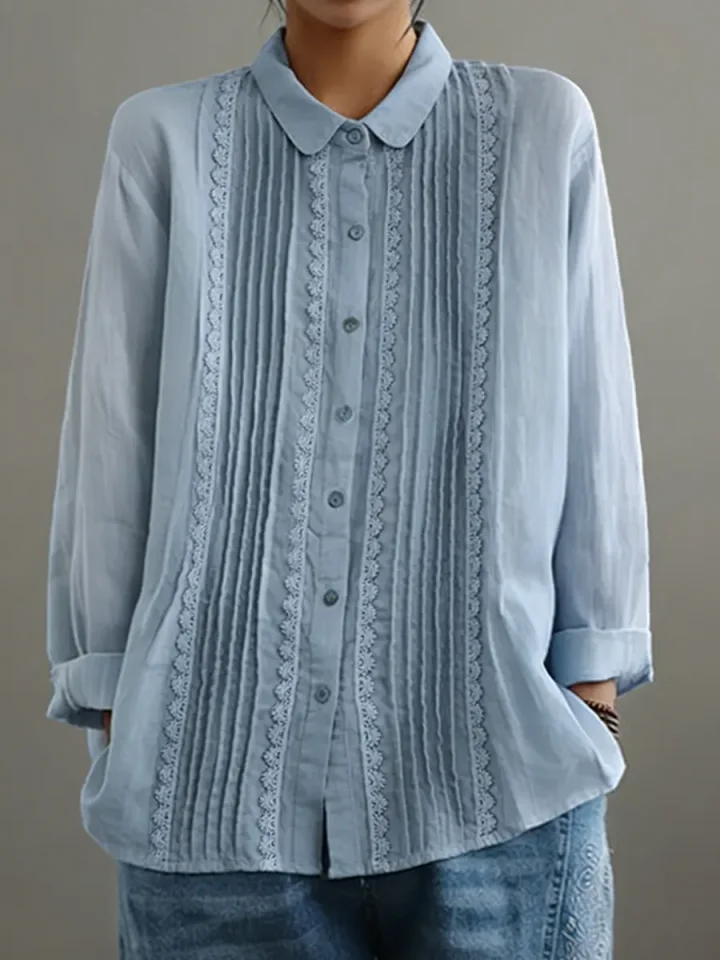 Tzurya - Blouse élégante en patchwork