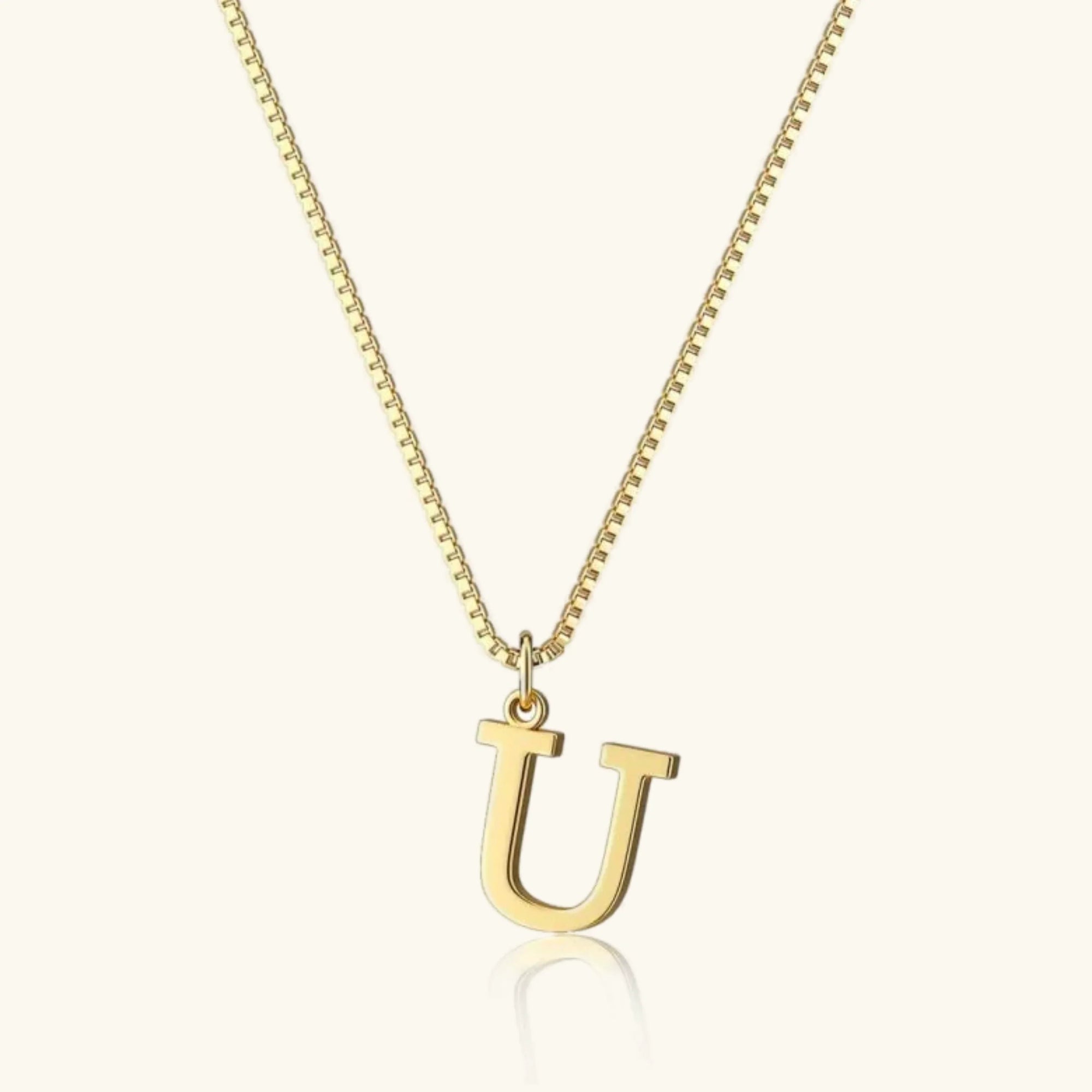 Collana con lettera iniziale Therese in oro