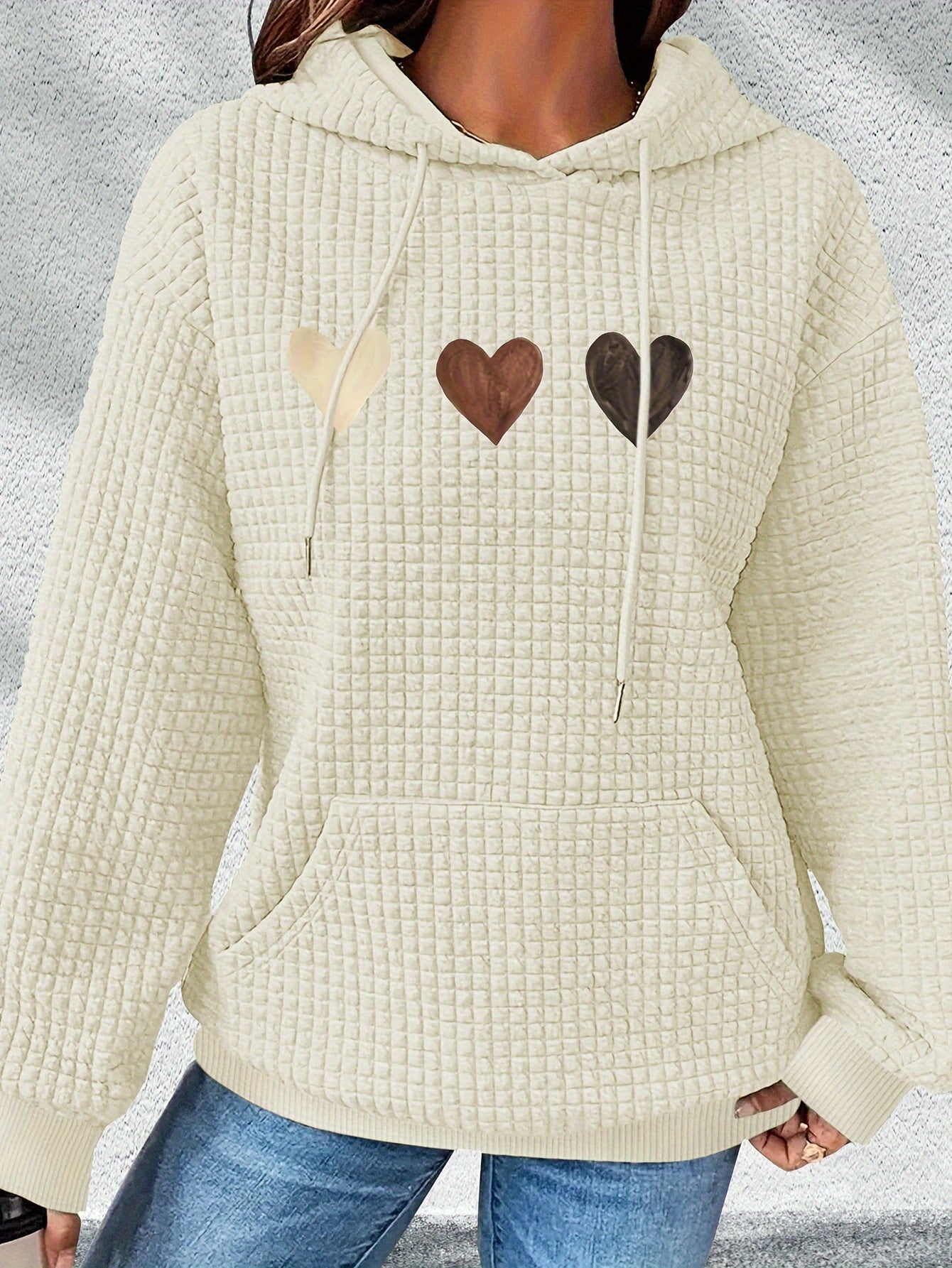 Urmela – Casual Polyester Hoodie with Pockets