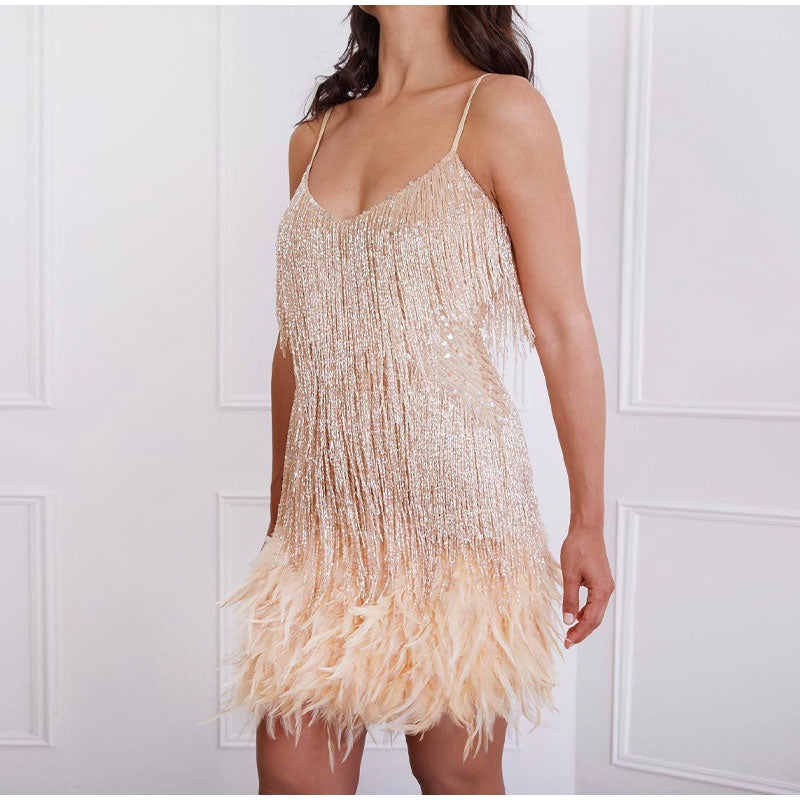Valina - Robe courte décontractée pour cocktail