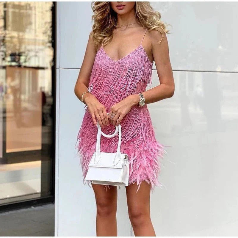 Valina - Robe courte décontractée pour cocktail