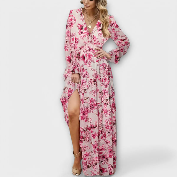 Vanna - Robe élégante à manches longues