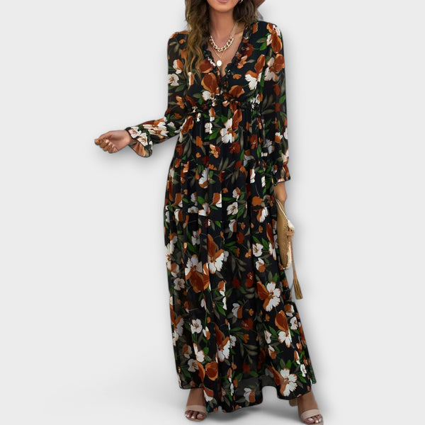 Vanna - Robe élégante à manches longues