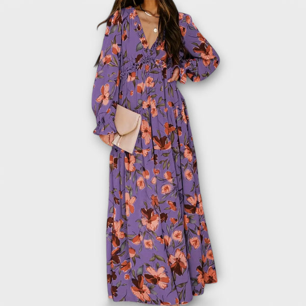 Vanna - Robe élégante à manches longues