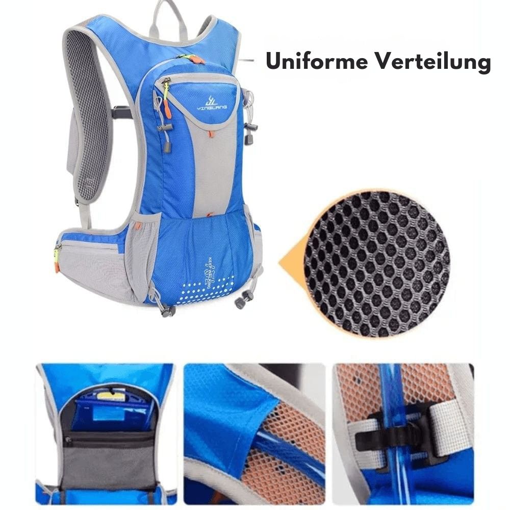 VelocityPack - Waterproof and Multifunctional Backpack for Cyclists