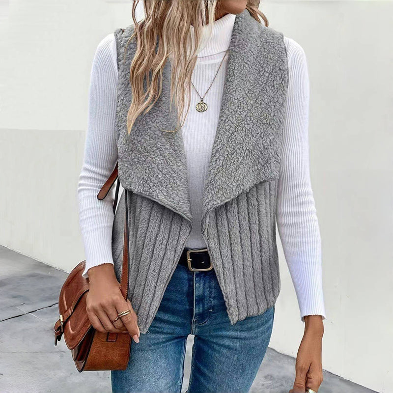 Vincenza – Unifarbener Freizeit-Cardigan