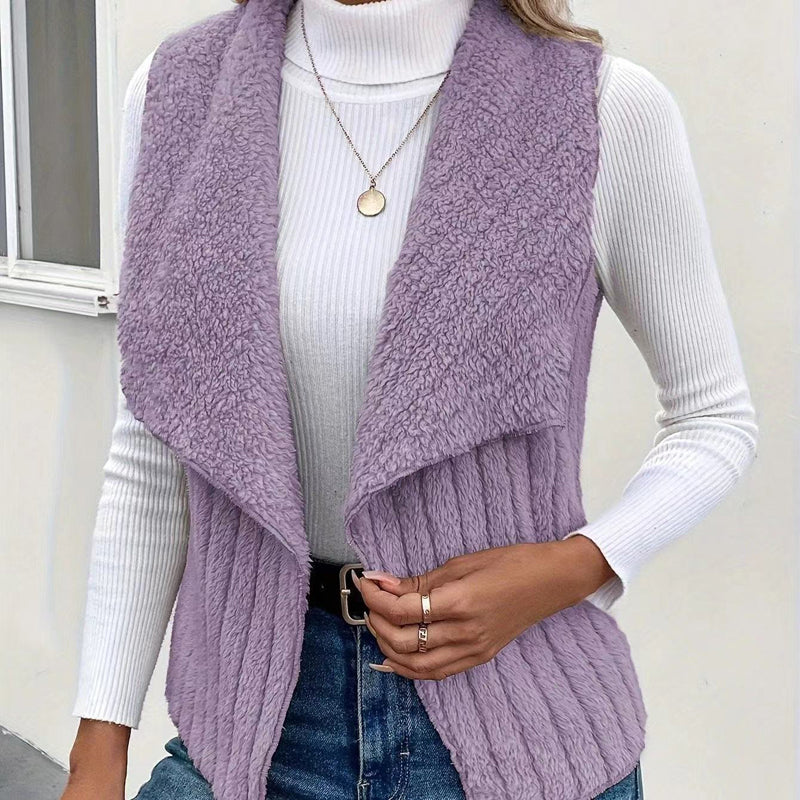 Vincenza – Unifarbener Freizeit-Cardigan