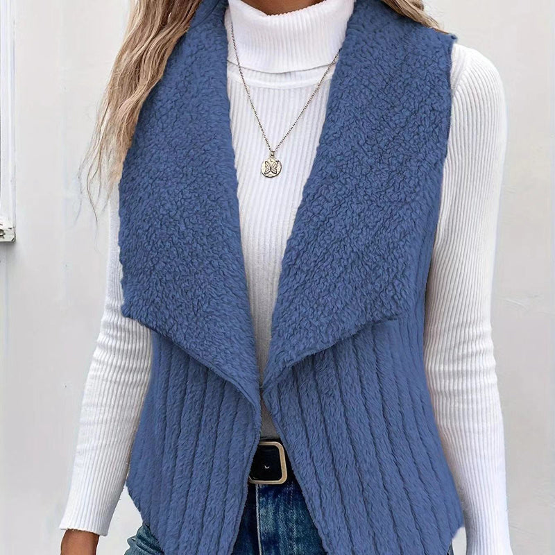 Vincenza – Unifarbener Freizeit-Cardigan