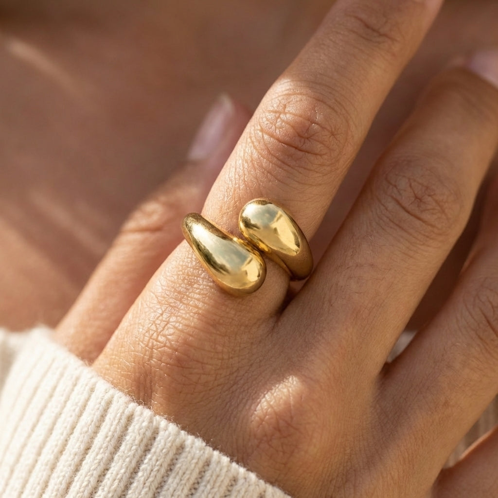 Virexa Chunky Twist Stackable Ring