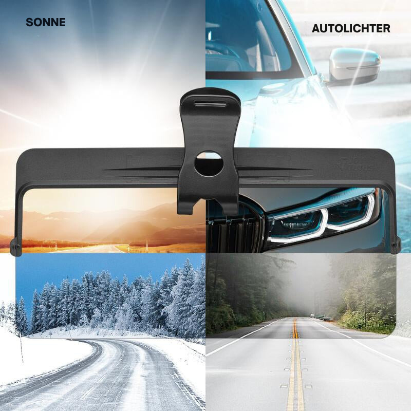 VisionClear – Universele zonneklep met gepolariseerde schitteringsbescherming