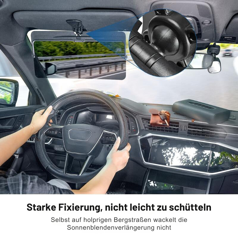 VisionClear – Universele zonneklep met gepolariseerde schitteringsbescherming