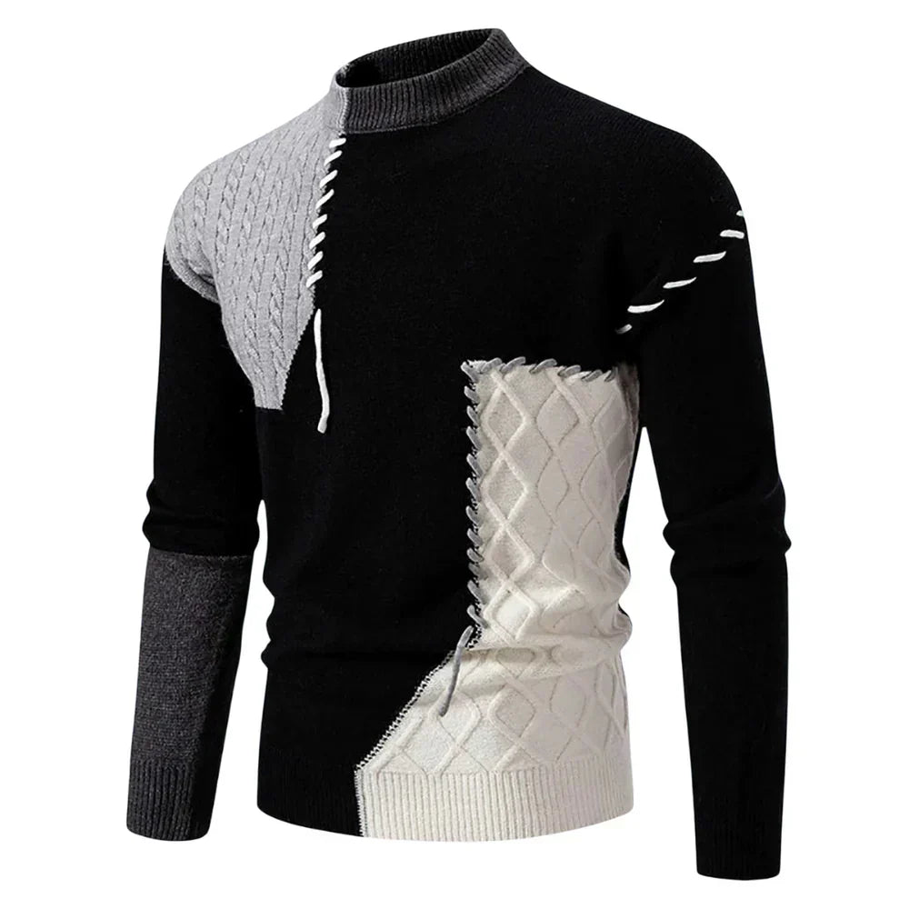 Waldo – Premium-Pullover mit hohem Kragen