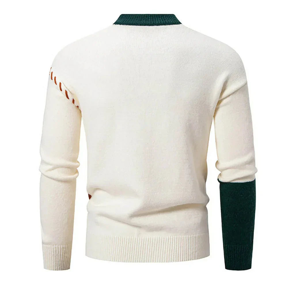 Waldo – Premium-Pullover mit hohem Kragen