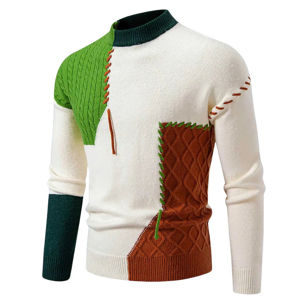 Waldo – Premium-Pullover mit hohem Kragen
