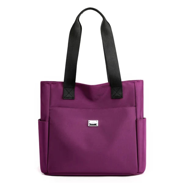 Wasserdichte Nylon-Schultertasche mit großem Fassungsvermögen und mehreren Taschen