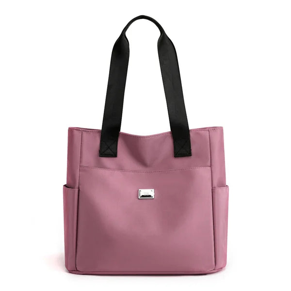 Wasserdichte Nylon-Schultertasche mit großem Fassungsvermögen und mehreren Taschen