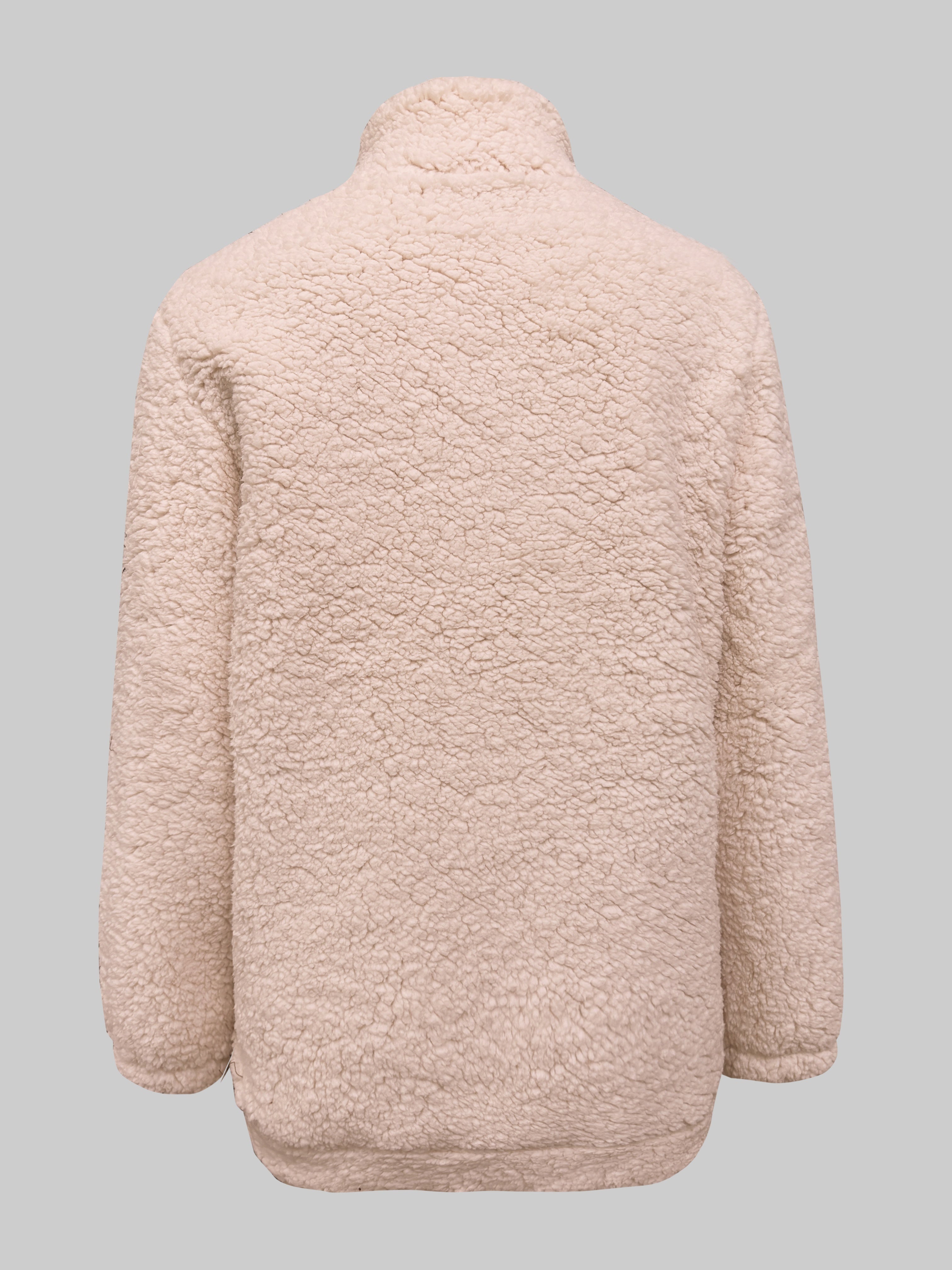Willemien – Sweat-shirt polaire à manches longues avec fermeture éclair