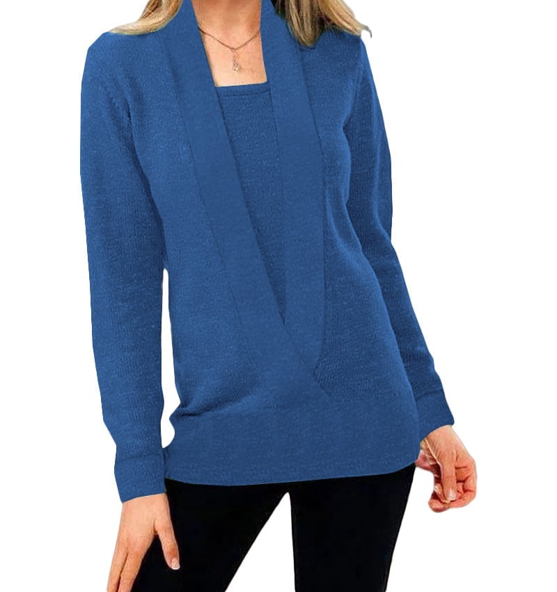 Women's Solid Color Sweater Knitted Sweater