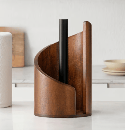 WoodRipple – Wooden Toilet Paper Holder