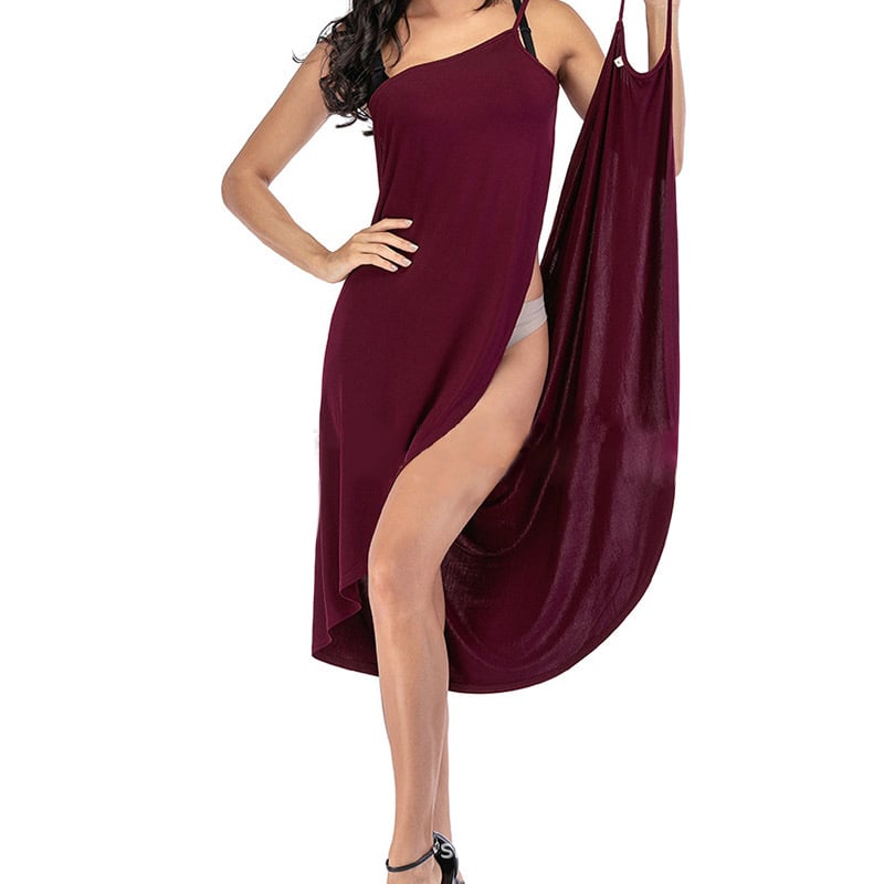 Wickelkleid-Überwurf