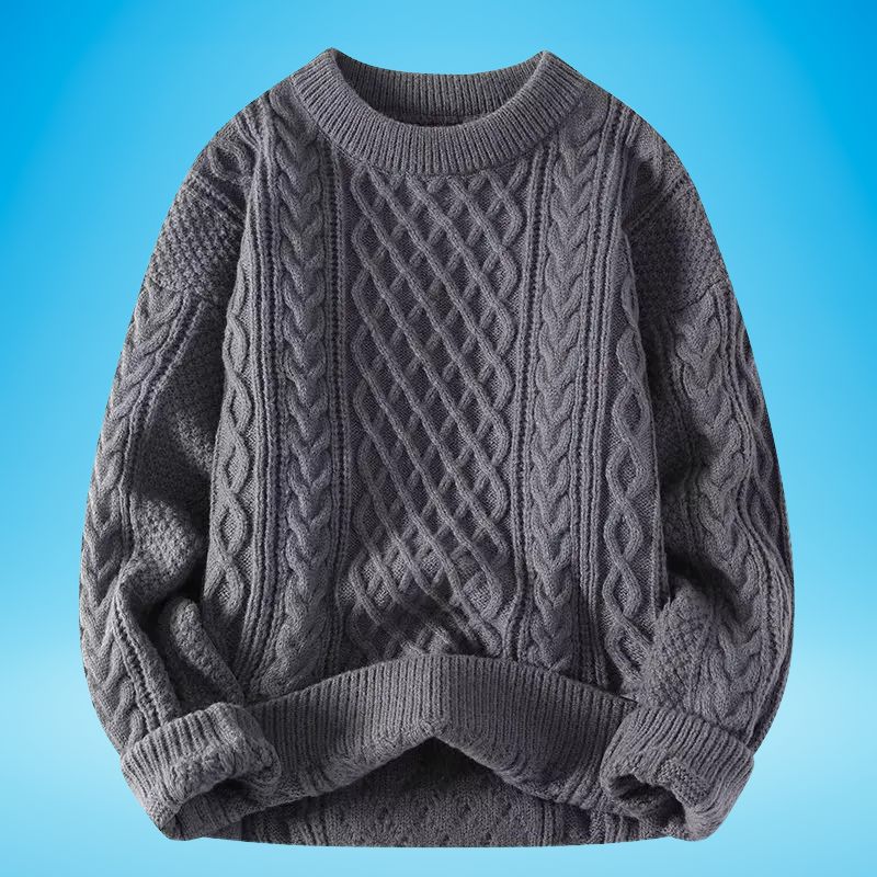 Xennon - Thickened Crew Neck Sweater