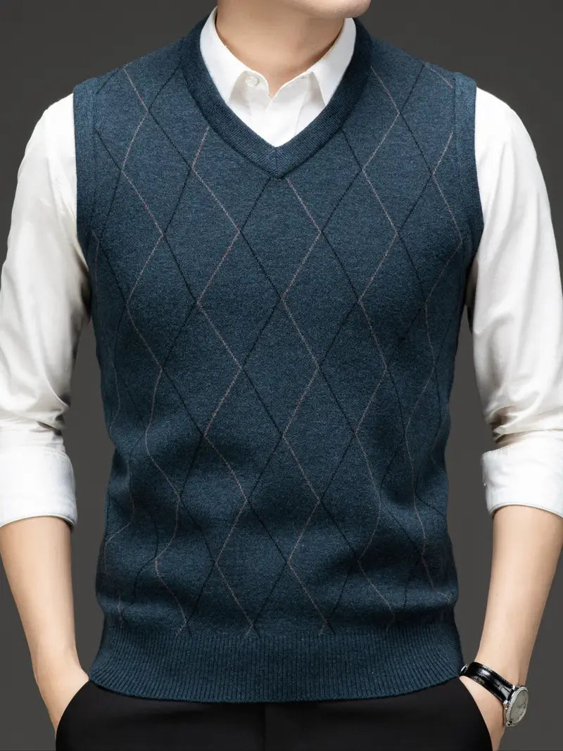 Yannick – Slim Fit Sleeveless Sweater