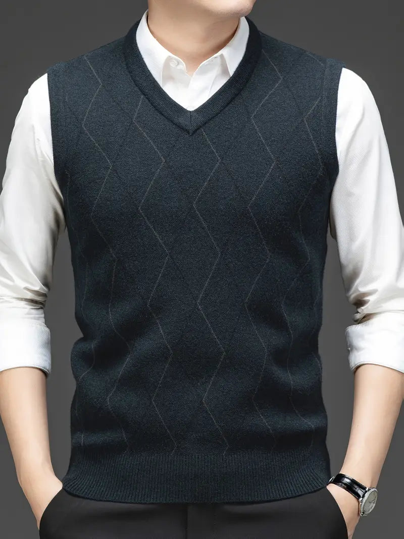Yannick – Slim Fit Sleeveless Sweater