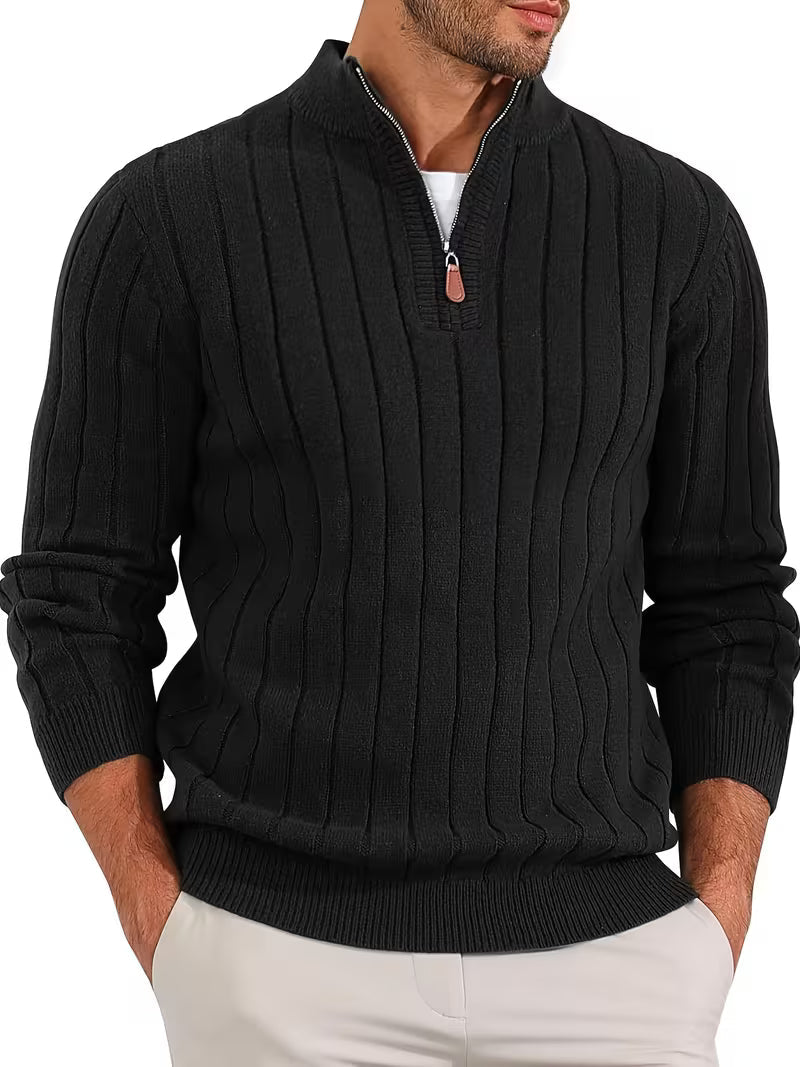 Yedidya - Casual Long Sleeve Knit Sweater