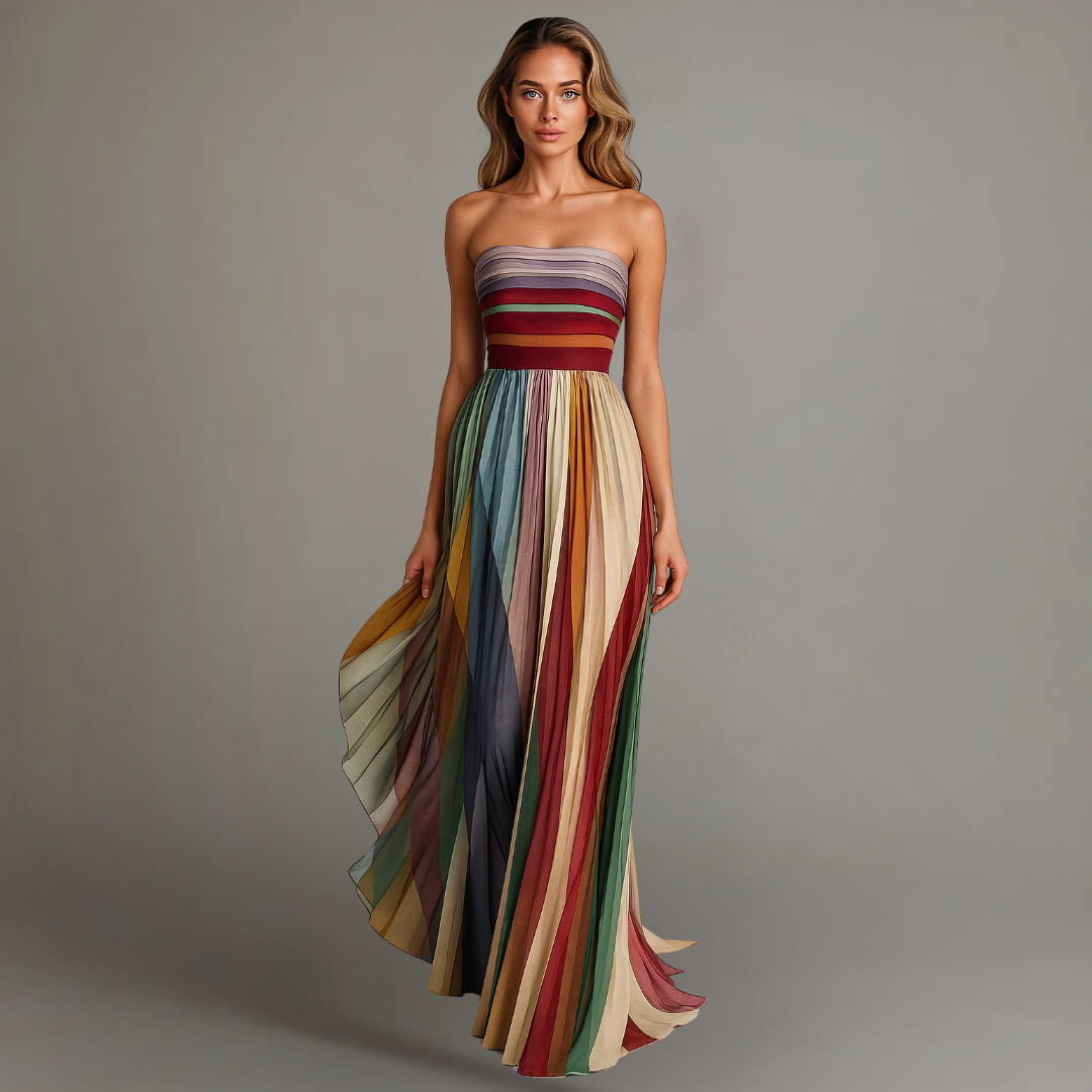 Yijun – Vestido largo casual