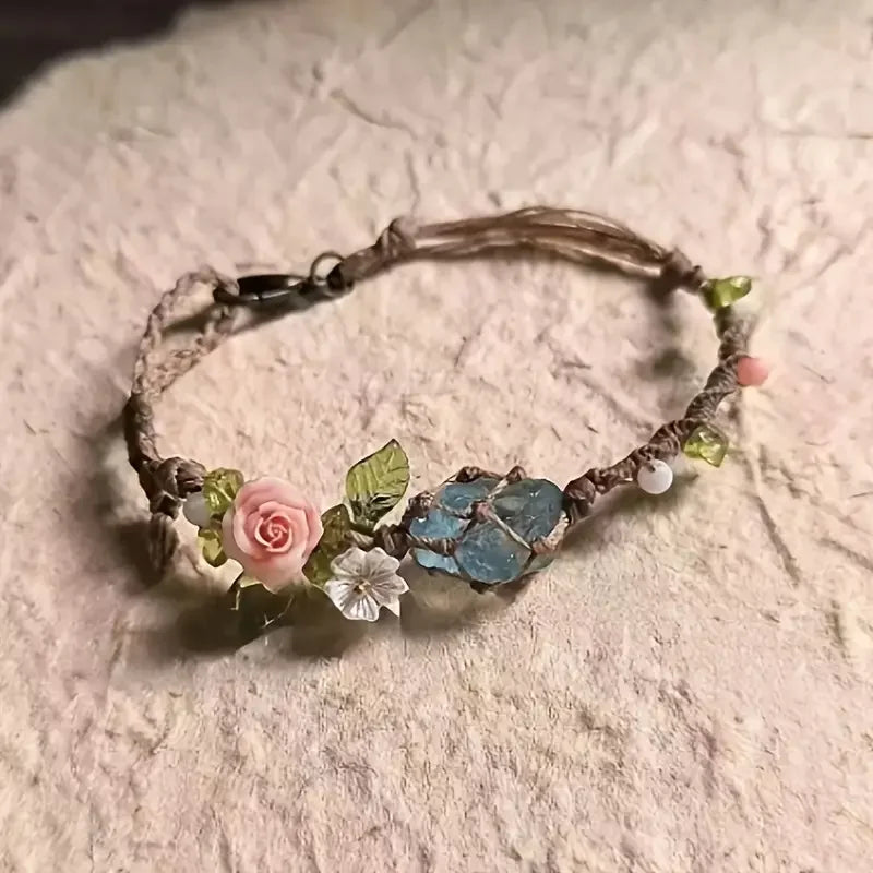 Yohana – Pulsera elegante con magia floral