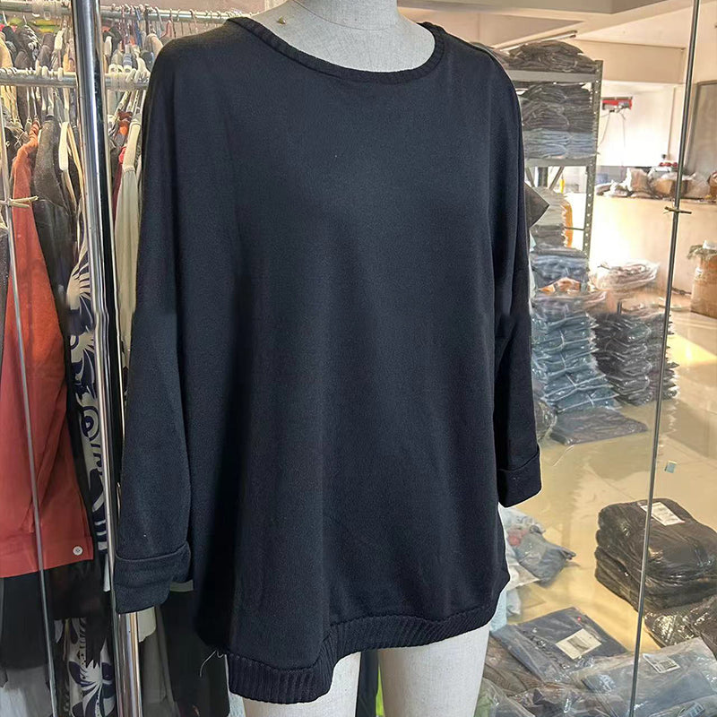 Zelinda – Legere Bluse mit Rundhalsausschnitt und langen Ärmeln