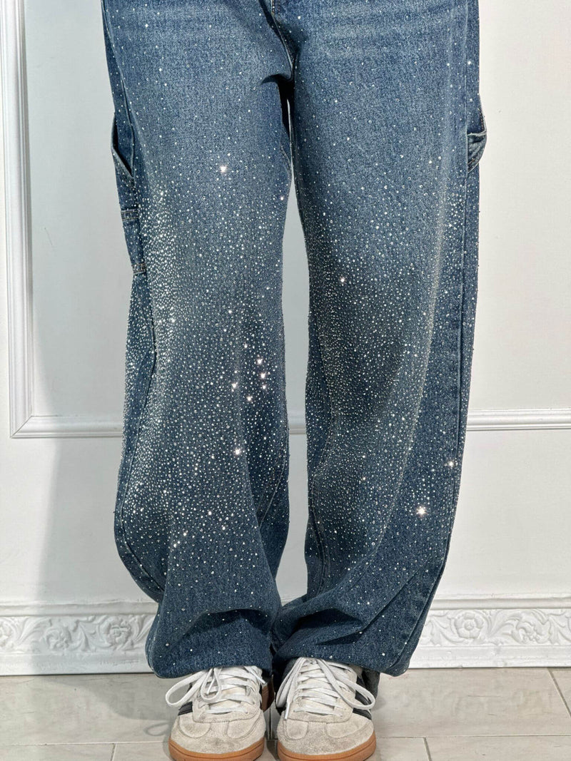 Zella – Pailletten en Op Maat Gemaakte Carpenter Jeans