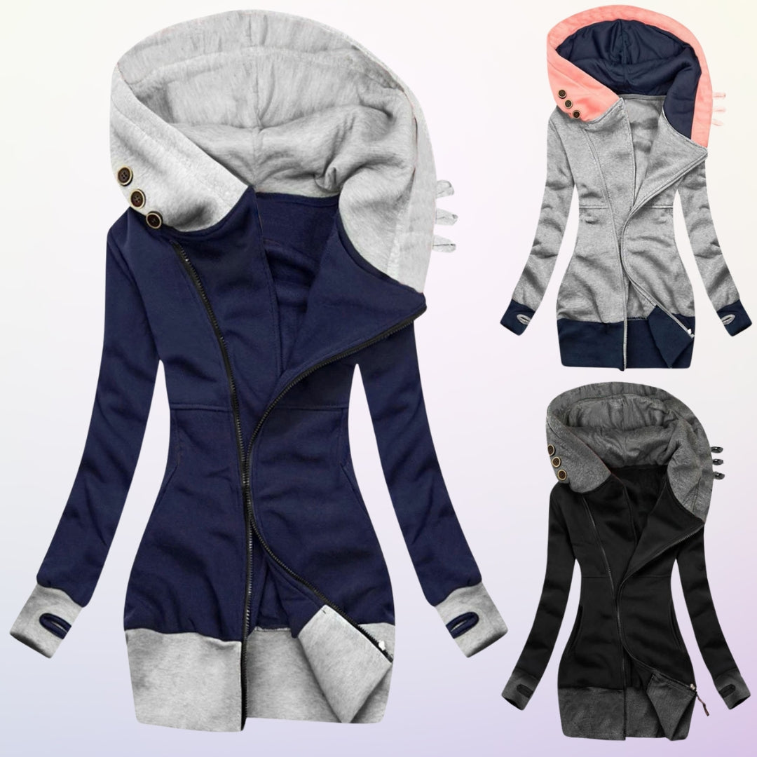 Zelma - Long Sleeve Zipper Jacket