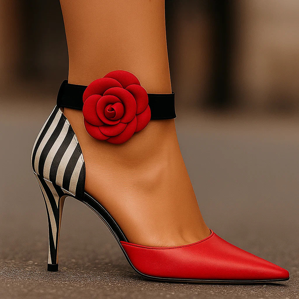 Zenaya – Pumps with Floral Elegance