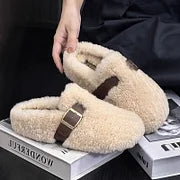 Zilvia – Scarpe Calde in Lana d'Agnello in Stile Fiabesco