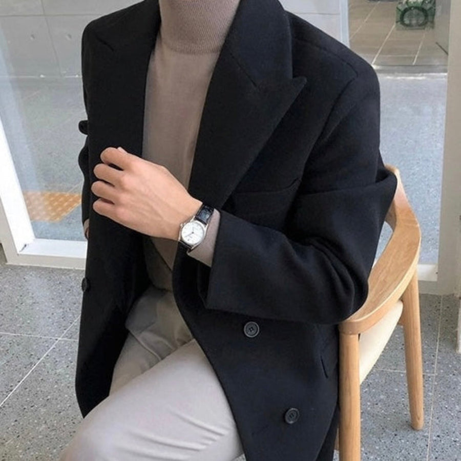 Zygmunt – Manteau élégant à double boutonnage