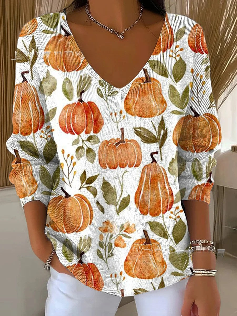 Alexane – Maglione colorato con scollo a V