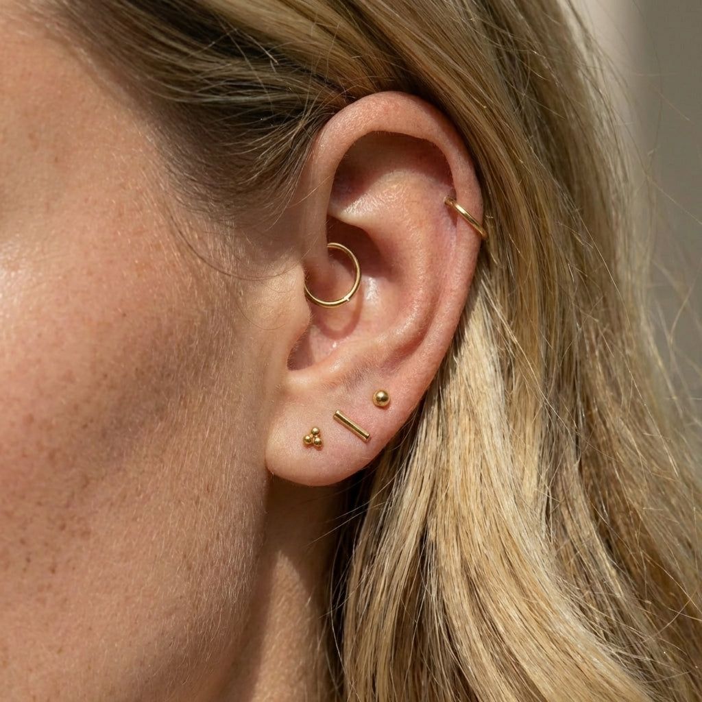 Sleekform Flat Back Earring Trio