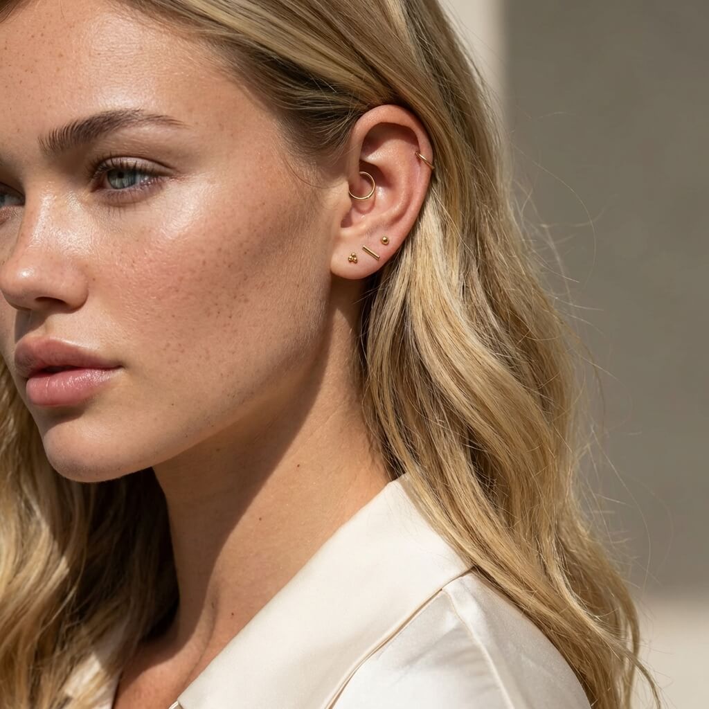 Sleekform Flat Back Earring Trio